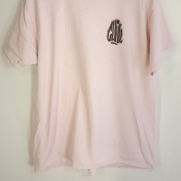 Port & Company Graphic T-Shirt Men's XL Pink Hands Over House Face - Picture 2 of 12